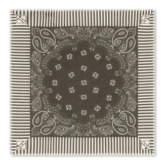 Herno Scarves, male, Gray, Size: ONE SIZE Scarf in Paisley Print