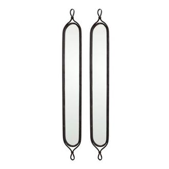 Napa Home & Garden Tall Narrow Mirrors, Set Of 2 in Black at Nordstrom