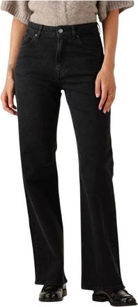 Selected Dames, Jeans, Zwart, Maat: W33 L32 Katoen