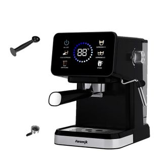 OEM Cafetera, Control T&aacute;ctil, Espumador De Leche Integrado, Amarillo