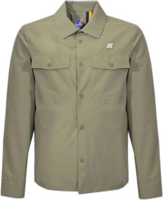K-Way Umbert Overshirt - - Jackets - Uomo - Verde - S