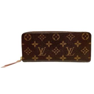 Louis Vuitton Pre-owned Wallets, female, Brown, Size: ONE SIZE Pre-owned Monogram Long Wallet