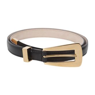Khaite Belts, female, Black, Size: 85 CM Lucca Belt