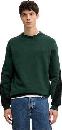 Paul Smith Katoenen sweater met ronde hals - Heren - Sweatshirts & Hoodies - Groen - Maat: XL Katoen