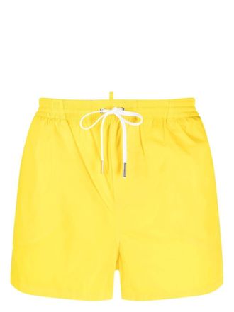 Dsquared2 Icon-print swim shorts - Yellow
