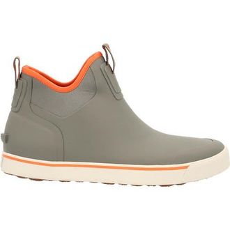 Rocky Drystrike Waterproof Gray & Orange Deck Boot in Charcoal Grey Orange at Nordstrom, Size 5