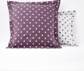 La Redoute Interieurs Kussensloop in zuiver katoen met stippenprint, Clarisse