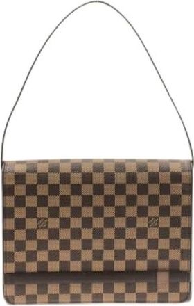 Louis Vuitton Pre-owned Shoulder Bags, female, Brown, Size: ONE SIZE Pre-owned Damier Shoulder Bag