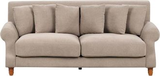 Beliani Sofa 2 Seater EIKE Fabric Beige