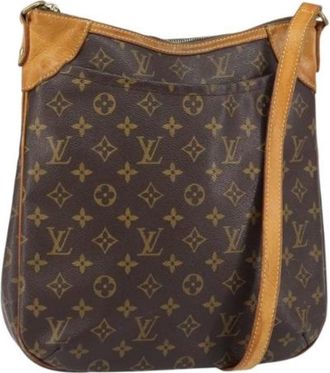 Louis Vuitton Pre-owned Cross Body Bags, female, Brown, Size: ONE SIZE Pre-owned Canvas Cross Body Bag
