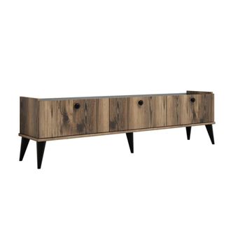 Habitat & Jardin Mueble tv marr&oacute;n 180 x 35 x 49 cm