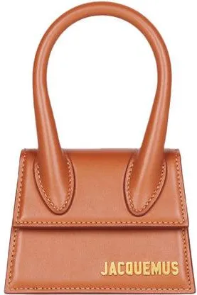 Jacquemus Le Chiquito Mini Leather Brown Calfskin Handbag (Pre-Owned)