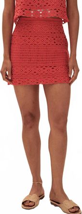 Saylor Samia Mini Skirt In Poppy