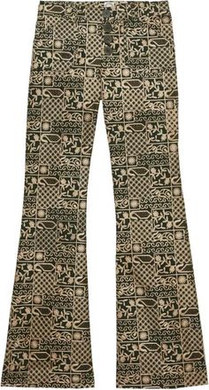 Ines De La Fressange Charlotte Pant - Dames - Wijde Broeken - Groen - XS - Broeken