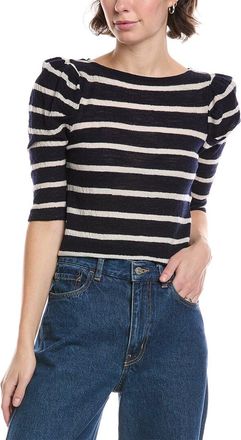 Frame Denim FRAME Ruched Wool T-Shirt