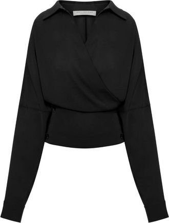 Philosophy di Lorenzo Serafini Blouse - Dames - Blouses - Zwart - XS - Polyester - Overhemden