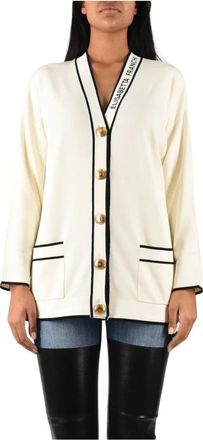 Elisabetta Franchi Cardigan - - Knitwear - Donna - Beige - XS