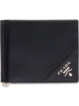 Prada Saffiano Leather Bi Fold Wallet