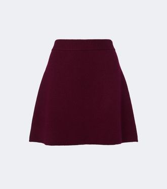 Lisa Yang Minifalda Clare de cachemir