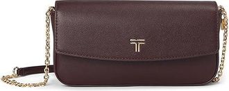 Tumi Womens Wallet On Chain Findings Wine, Leather/Microfiber