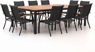 Bellagio la vita attrattiva Bellagio Lugo/Linosa 240x160cm dining tuinset 11-delig stapelbaar