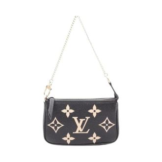 Louis Vuitton Pre-owned Pochette - Dames - Pre-owned - Zwart - Maat: ONE Size Leer