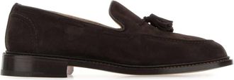 Trickers Brown Suede Elton Loafers
