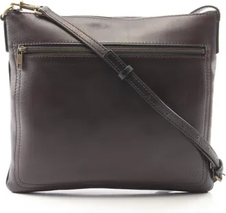 Louis Vuitton Brown Leather Handbag Shoulder Bag (Pre-Owned)