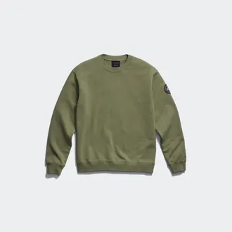Canada Goose Loon Sweatshirt Black Disc (Men, Vireo Green, XL)