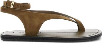 A.Emery Sandali Millar in pelle scamosciata con cinturino alla caviglia - Marrone