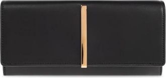Tod's Leren Portemonnee - Dames - Portefeuilles - Zwart - ONE Size - Leer - Accessoires