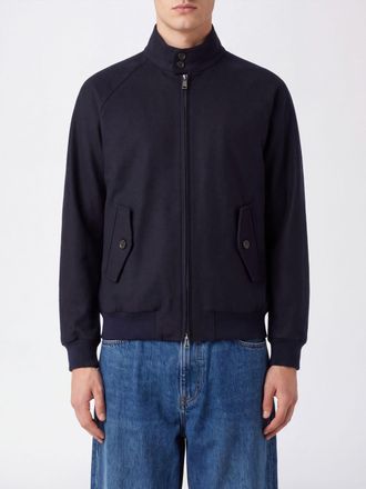 Baracuta Giubbotto bomber Harrington in lana con colletto alto e tasche con patta