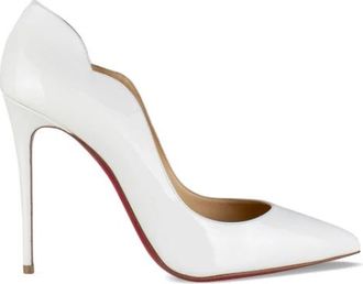 Christian Louboutin Hot Chick Pumps - Dames - Pumps - Wit - 39 EU - Leer - Schoenen