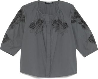 Luisa Cerano Blusa in cotone - Grigio