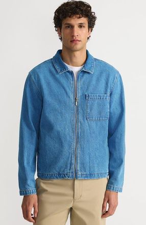 Lands End Lightweight Full Zip Jacket in Stone Wash at Nordstrom, Size Xx-Large