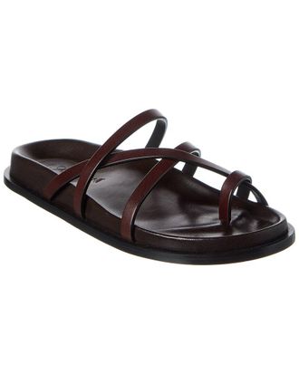 Saint Laurent Nichols Leather Sandal