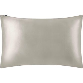 LilySilk Pure Mulberry Silk Terse Envelope Luxury Pillowcase in Grey at Nordstrom, Size Standard