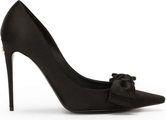 Dolce & Gabbana Black Satin Pumps