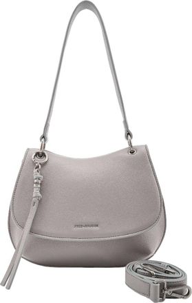 Fredsbruder FREDsBRUDER My Bestie Small Saddle Shoulder Bag, Warm Grey Taupe