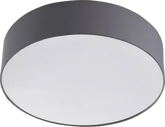 Lindby Lindby - L&aacute;mpara De Techo sebatin En Gris Textura, Tela, Tejido, Seda