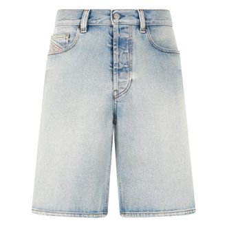 Diesel Denim Shorts, male, Blue, Size: W32 Light Denim Bermuda