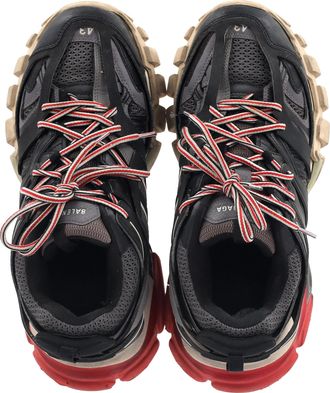 Balenciaga Pre-owned Mens Track Sneakers in Black Polyurethane - Size EU 42