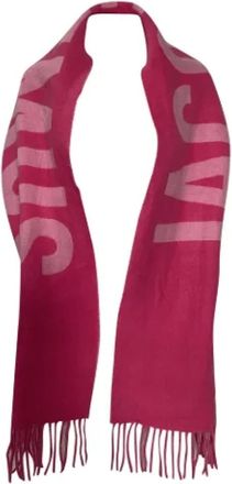 Jacquemus Pre-owned Scarves, female, Pink, Size: ONE SIZE Pre-owned Wool scarves