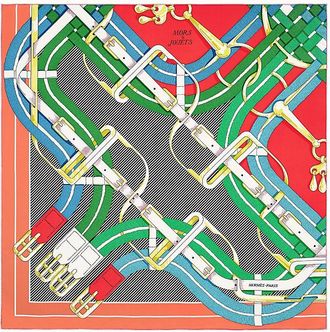 Hermès Sold Out Mors a Jouets Chemise Detail scarf 90