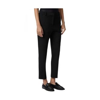 Pinko Pinko, Broeken, Dames, Zwart, S, Leer, Bello Pantalone