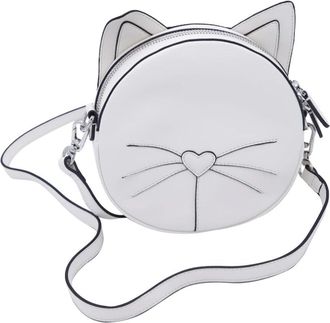 Karl Lagerfeld Ikon Chat Bag - Dames - Schoudertassen - Wit - ONE Size - Tassen