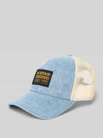 G-Star Basecap mit Label-Patch in Jeansblau, Gr&ouml;&szlig;e 1