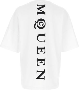 Alexander McQueen Mens Bicolor Cotton T-Shirt