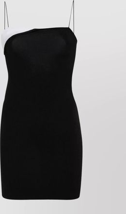 Jacquemus ribbed asymmetric sleeveless maxi dress