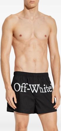 Off-white Boxer con stampa - Nero